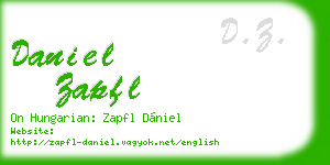 daniel zapfl business card